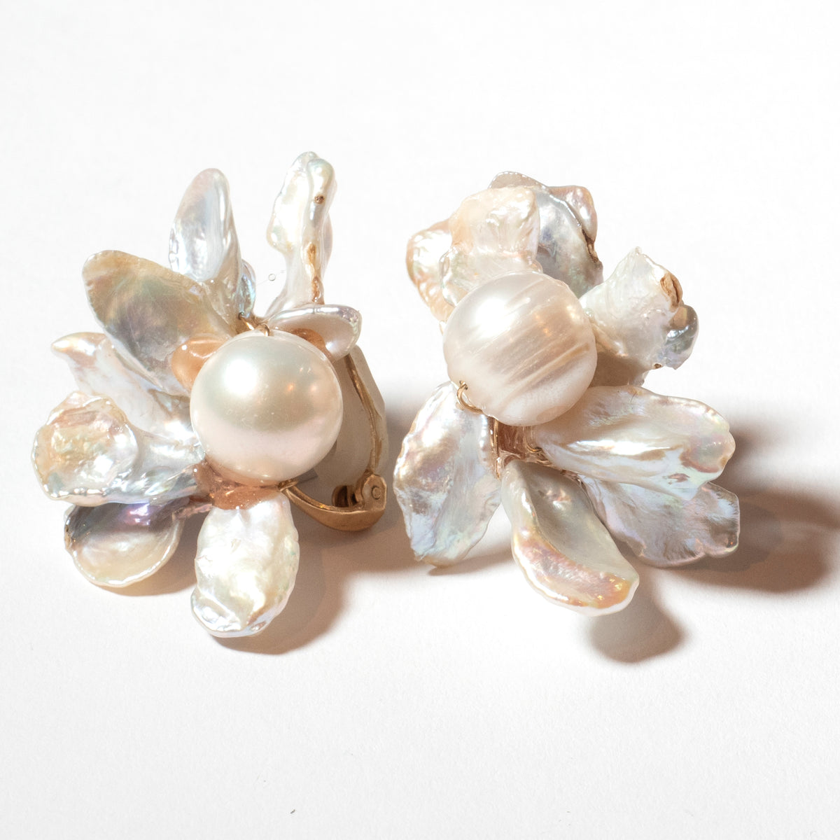 Large Flower Keshi Pearl Earrings – Judi McCormick Jewelry
